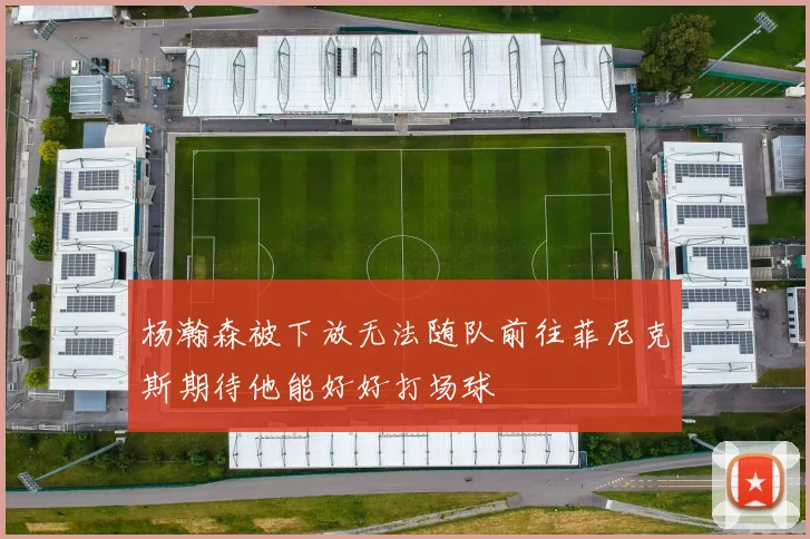 杨瀚森被下放无法随队前往菲尼克斯期待他能好好打场球